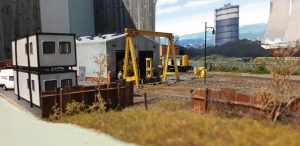 Looking across from the shrub land