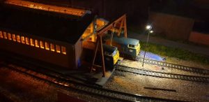 Night time in the shed